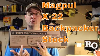 How To: Magpul X22 Backpacker Stock for Ruger 10/22 Takedown Rifle