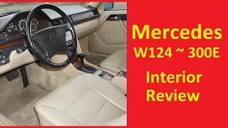 W124 Mercedes Benz 300E Interior Review Video E320 E-Class W 124