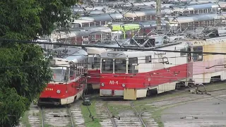 Подольское трамвайное депо 24.07.2021 / Podolsk tram depot