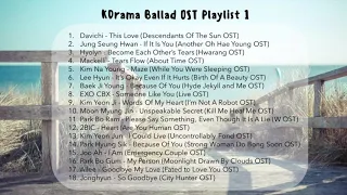 KDrama Ballad OST Playlist 1