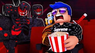 SCAPPIAMO DAL CINEMA PIÙ PAUROSO DI ROBLOX!!