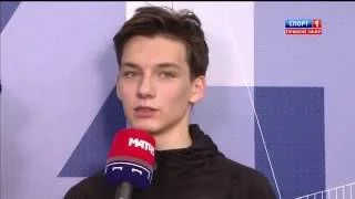 Adian Pitkeev interview after SP - Rostelecom Cup 2015
