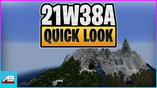 21W38A Minecraft 1.18 - Quick Look - Strongholds are back & Performance Improvements