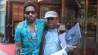 Lenny Kravitz leaving his hotel in Stockholm 2015-08-03