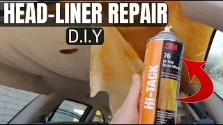 How to Repair a Sagging Car Roof Lining -- DO IT ONCE, DO IT RIGHT