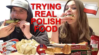 TRYING AUTHENTIC POLISH FOOD (pierogi, bigos, kielbasa)