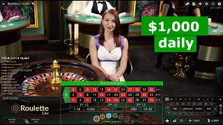 BEST ROULETTE STRATEGY 2024: How To Win $30,000 a Month.