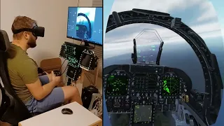 f18 Helicopter destroying mission test VR