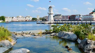 Disney's Yacht & Beach Club Crescent Lake Relaxing Sights & Sounds 4K | Walt Disney World May 2024