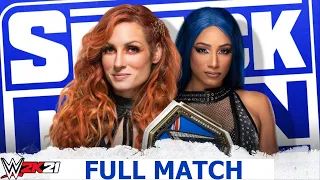 Becky Lynch vs Sasha Banks WWE SmackDown FULL MATCH October 15 2021