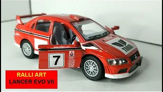 Mitsubishi Lancer Evolution VII (WRC) | Diecast Model Scale 1:36 | KiNSMART