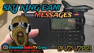 USAF Skyking EAM Messages On 11175 USB & 8992 USB On The Tecsun PL-330