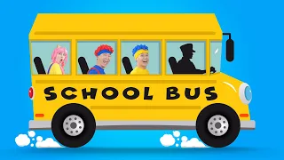 School time! (Yellow School Bus) | D Billions VLOG English