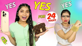 Saying YES To A Teenager For 24 Hours Challenge | DIYQueen