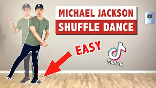 Michael Jackson Shuffle Dance (EASY Tutorial) | Popular Dance Move