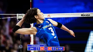 Sarina Koga Destroyed Volleyball Team Turkey With 31 Points !!!