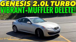 2011 Hyundai Genesis 2.0L Turbo w/ VIBRANT RESONATOR & MUFFLER DELETE!