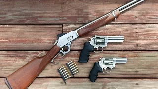 Matching Caliber Lever Action Rifles & Revolvers For SHTF Firearms