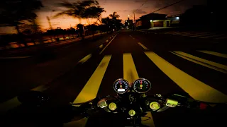 Sunset Ride 01 | Royal Enfield Continental GT 650 || PURE SOUND || POV 4K || GoPro