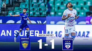 Chennaiyin FC vs Bengaluru FC || 1-1 || Match Report || ISL 2022-23 || Football Accent