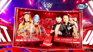 Matt Riddle & Rey Mysterio Vs The Judgment Day - WWE Raw 19/09/2022 (En Español)