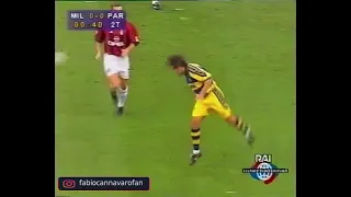 AC Milan vs Parma 21/8/1999. Super Coppa Italia. Fabio Cannavaro