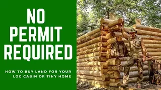 No Permit Required! How to Buy Land for Your Off Grid Log Cabin or Tiny Home in Canada