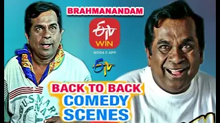 Brahmanandam | Back to Back | Comedy Scenes - 9 | ETV Cinema