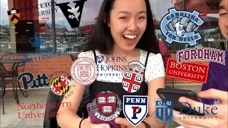 College Decision Reactions!! (15 Schools: Ivies + Hopkins + Vanderbilt + Duke + BU, etc)