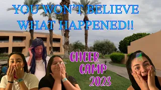 SUMMER CHEER CAMP DURING HURRICANE HILARY!!!! CHEER CAMP VLOG 2023