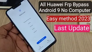 Nova 3I Google Account Bypass Android 9 No Computer 2023