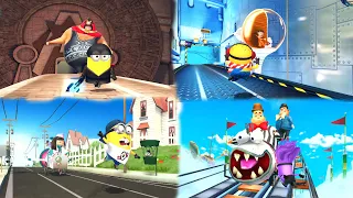 Despicable Me 2: Minion Rush Last Level Vector | Meena | Pollo Locos | Jack in The Box | All Bosses