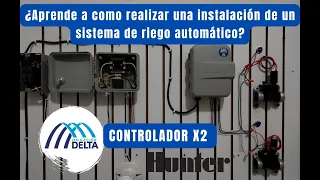 ¿Aprende a como realizar una instalación de un sistema de riego automático?