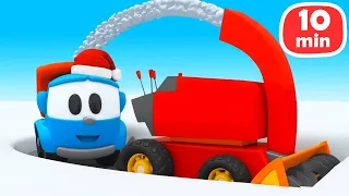 Leo baut Schneefahrzeuge - 2 Folgen am Stück - Zeichentrickfilme für Kinder