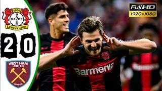 Bayer Leverkusen vs West Ham 2-0 Highlights Goals | UEFA Europa League 2024