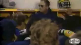 1985 Michigan Ohio State Locker Room Bo Schembechler Speech