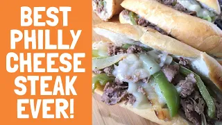 BEST PHILLY CHEESESTEAK EVER!| ft STEAK-UMM SLICED STEAKS