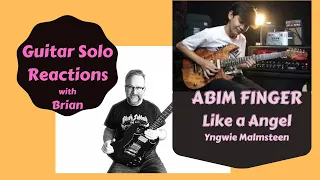 GUITAR SOLO REACTIONS ~ ABIM FINGER ~  Like a Angel/Malmsteen