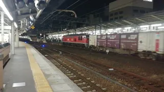 EF510 11号機牽引札幌タ発日本海縦貫線経由名古屋タ行4084レ名古屋通過