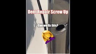 Dent Repair Screw Up | Reworking Bad PDR