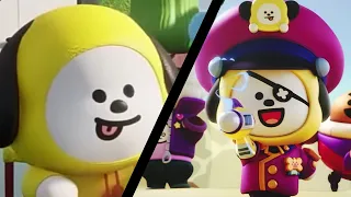 SHOPPO RINGHIO CHIMMY  | Brawl Stars x BT21 | Line Friends