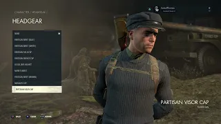 Sniper Elite 5 campaign/survival skins & hats