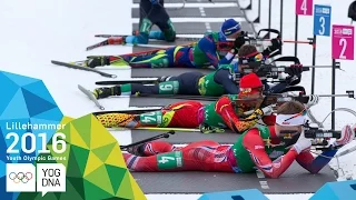 Biathlon Single Mixed Relay - Meng & Zhu (CHN) win gold | ​Lillehammer 2016 ​Youth Olympic Games​