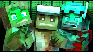 НЕЖИТЬ 1 час | Майнкрафт Зомби Рэп (Minecraft Animated Music Video)