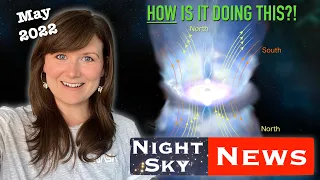 A supermassive black hole FLIPPED its magnetic field? | Night Sky News May 2022
