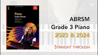 ABRSM Grade 3 Piano (2023 & 2024) - 9 Pieces