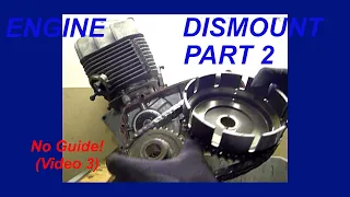 Jawa 350/639 engine dismounting Part 2 (no guide)