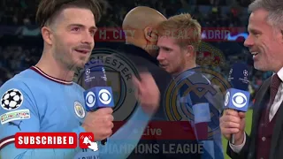 Manchester city 4-0 Real Madrid Jack Grealish Post Match Interview