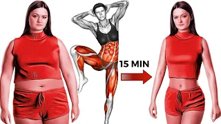 15 Minute Standing and Sitting Workout To Lose Stubborn Belly Fat