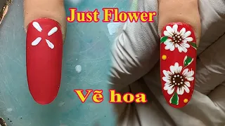 Easy Flower For Beginner - Hoa 4 Cách 5 Cách - New Nail Design 2022